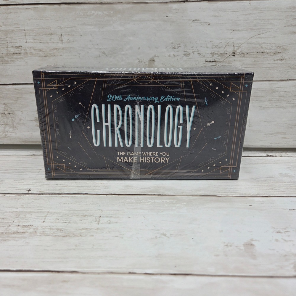 Chronology 20th Anniversary Edition Card Game History Trivia Buffalo Games New